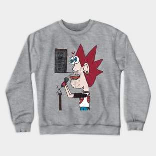 rockband singer Crewneck Sweatshirt